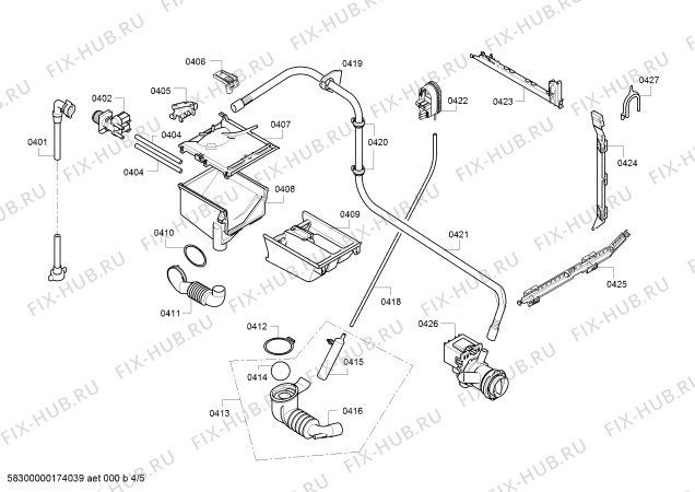 Схема №1 3TS764BE varioperfect с изображением Панель управления для стиралки Bosch 11007914