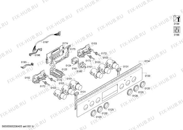 Схема №1 E1CCE4AN1 с изображением Ручка конфорки для плиты (духовки) Bosch 10004223