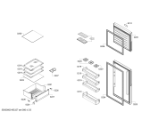 Схема №1 3FS2552MI, Balay с изображением Дверь для холодильной камеры Bosch 00718049