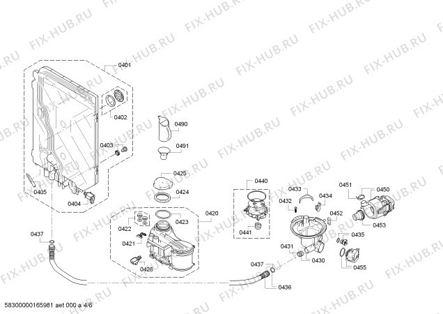 Схема №2 SPI69T12EU с изображением Передняя панель для посудомойки Bosch 00708094