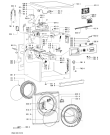 Схема №1 AWOEco 9794 B с изображением Модуль (плата) для стиралки Whirlpool 480111104527
