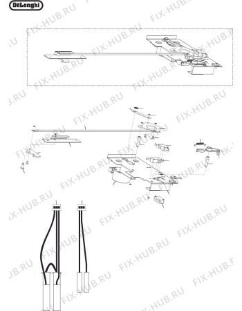 Взрыв-схема плиты (духовки) Delonghi Australia DE908MP - Схема узла 4