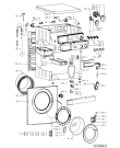Схема №1 AWV 610/M с изображением Декоративная панель для стиралки Whirlpool 481245212382
