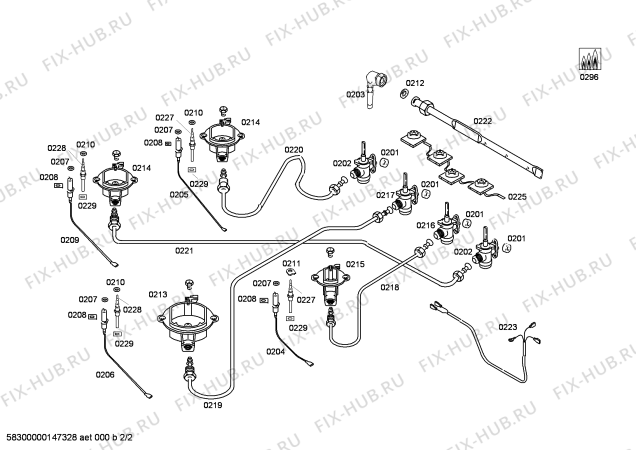 Схема №1 NGU3121LT с изображением Крышка для плиты (духовки) Siemens 00249429