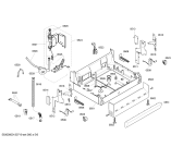 Схема №1 SGS55E76EU с изображением Декоративная рамка для посудомоечной машины Bosch 00667986