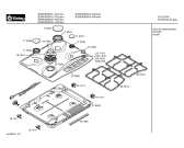 Схема №1 3EMX365B с изображением Столешница для духового шкафа Bosch 00218566