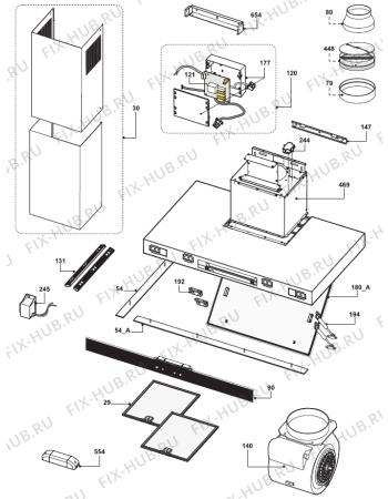 Схема №1 CW41238G (511988) с изображением Крышка для вентиляции Gorenje 531545