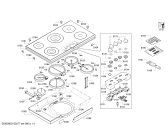 Схема №1 CEM365NS 150Thermador с изображением Конфорка для электропечи Bosch 00491296