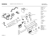 Схема №1 WP78210FG SIWAMAT PLUS 7821 с изображением Панель управления для стиралки Siemens 00285699