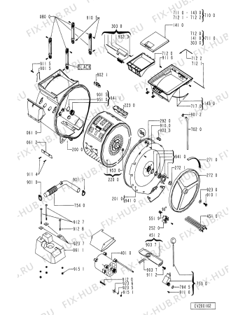 Схема №1 AWF 849/IG с изображением Моторчик Whirlpool 481936158051