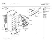 Схема №1 GSU34421SA с изображением Передняя панель для холодильника Bosch 00366218