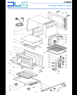 Схема №1 EO3260 с изображением Панель для духового шкафа DELONGHI 5911810681
