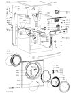 Схема №1 WAK 6016 с изображением Блок управления для стиральной машины Whirlpool 481010468255