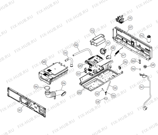 Схема №1 2-60, 2-61 SE   -White #9203162 (335793, WM66SE) с изображением Декоративная панель для стиральной машины Gorenje 188185