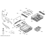 Схема №1 S24M45N3EU с изображением Передняя панель для посудомойки Bosch 00667480