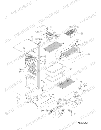 Схема №1 MTZ612NFDHA (F054062) с изображением Термостат для холодильника Indesit C00306236