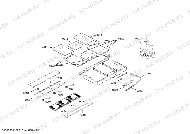 Схема №1 AW543120 с изображением Шина для вентиляции Bosch 00237990