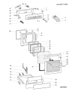 Схема №1 AXEF6634IX1 (F155431) с изображением Обшивка для плиты (духовки) Indesit C00525329