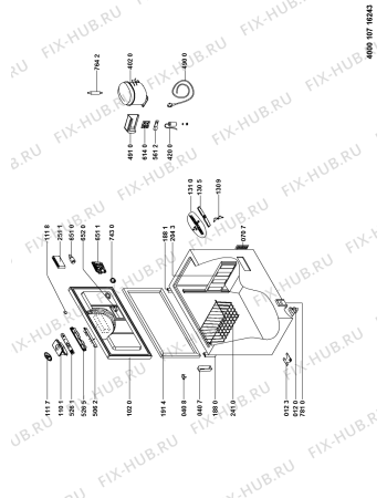 Схема №1 WHE2535 F с изображением Электрокомпрессор Whirlpool 481010646409