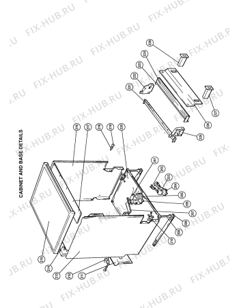Схема №1 7841P (F035764) с изображением Дозатор моющих средств для электропосудомоечной машины Indesit C00180689