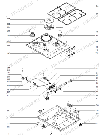 Схема №1 KK63EX1 (348051, P6S) с изображением Форсунка (инжектор) для плиты (духовки) Gorenje 389404
