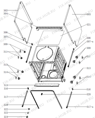 Взрыв-схема посудомоечной машины Gorenje GU64315W (498235, E5-Gorenje9#-BI) - Схема узла 03