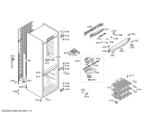 Схема №1 3KEL6650 с изображением Дверь для холодильной камеры Bosch 00246467