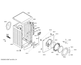 Схема №2 WM10E462ME с изображением Панель управления для стиралки Siemens 00672184