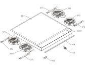 Схема №1 ESK8400 (342215, SKP661S) с изображением Керамическая поверхность для электропечи Gorenje 342436