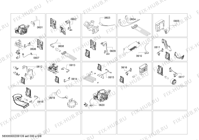 Взрыв-схема стиральной машины Siemens WD15G422GB, iSensoric - Схема узла 06