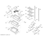 Схема №1 RF471301 с изображением Тэн оттайки для холодильной камеры Bosch 00687369