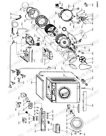 Схема №1 AWG 318 с изображением Вноска для стиральной машины Whirlpool 481945919585