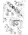 Схема №1 AWG 318 с изображением Кнопка, ручка переключения для стиральной машины Whirlpool 481941258832
