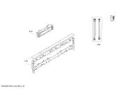 Схема №1 DF240161 с изображением Передняя панель для посудомойки Bosch 00706389