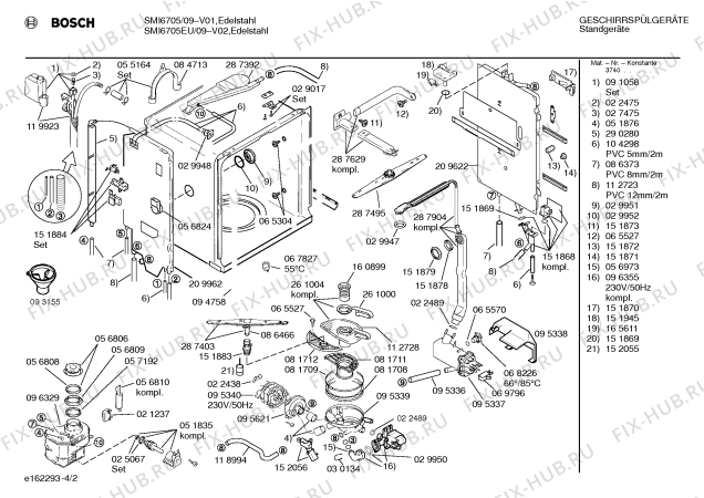 Схема №1 SMIATC5CD VA 320 L5U с изображением Модуль для посудомойки Bosch 00151863