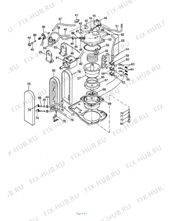 Схема №1 BAR M 110U EX:A с изображением Всякое для электрокофемашины DELONGHI 738561