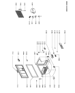Схема №1 AFG 501-A/H с изображением Часть корпуса для холодильной камеры Whirlpool 481245228178