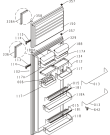 Схема №1 GRI290DA (388149, HZI2726) с изображением Крышечка для холодильника Gorenje 160140