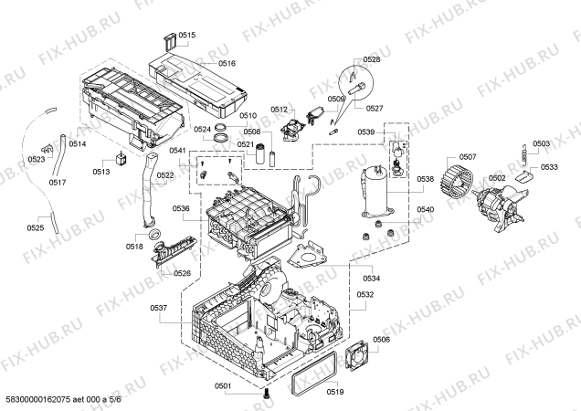 Схема №1 CWK4W360 с изображением Панель управления для сушильной машины Bosch 00706016
