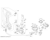 Схема №1 SN24E830TR с изображением Панель управления для посудомойки Siemens 00704923