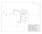 Схема №1 WTM 557 R SS с изображением Дверь для холодильника Whirlpool 482000094234