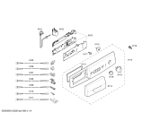 Схема №1 WFL2463EE с изображением Панель управления для стиральной машины Bosch 00445981