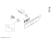 Схема №2 HBF134YB0 с изображением Панель управления для плиты (духовки) Bosch 11027197