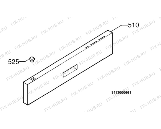 Взрыв-схема посудомоечной машины Zanussi ZTI6100 - Схема узла Command panel 037