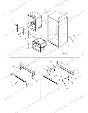 Схема №1 G32026PEKW (F092645) с изображением Уплотнитель (прокладка) для холодильной камеры Indesit C00319876