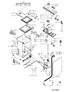 Схема №1 AWF 409 с изображением Декоративная панель для стиралки Whirlpool 481245219764