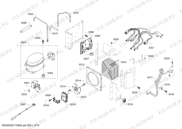 Схема №1 KBUDT4275E с изображением Вставка для посудомоечной машины Bosch 00422672