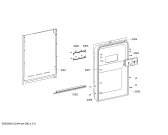 Схема №1 SQ67M350CH с изображением Внутренняя дверь для электропосудомоечной машины Siemens 00478341