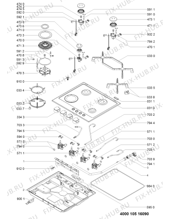 Схема №1 AKT 679 IX с изображением Втулка для духового шкафа Whirlpool 481060274511