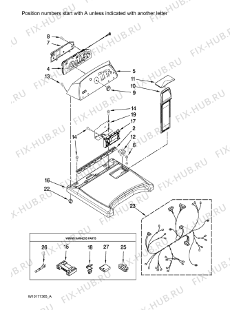Схема №2 YMED6600TQ0 с изображением Барабан, полубак, бак для сушилки Whirlpool 480112101444